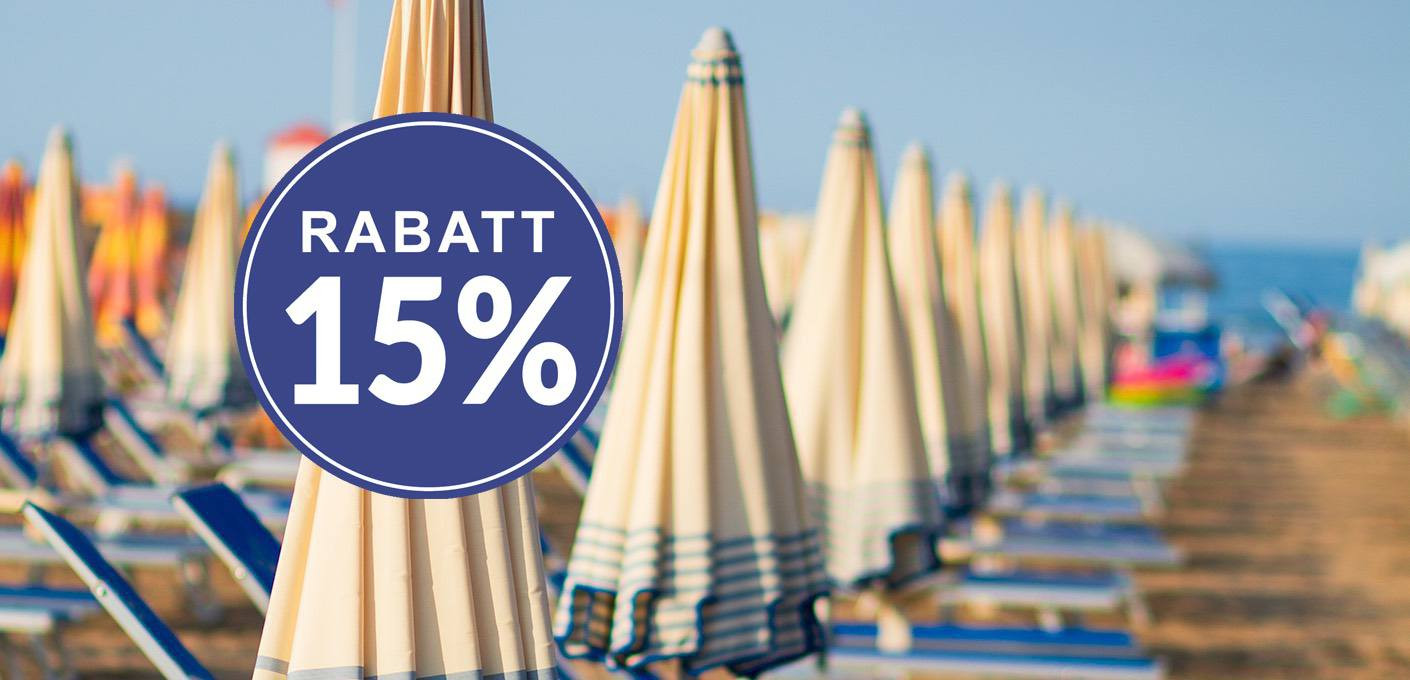 media.Frühbucherrabatt für Hotels in Riccione